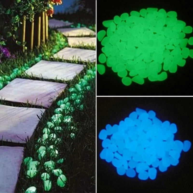 Glow in the Dark Garden 'Pebbles' Dinner Party Decor