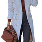 Double Breasted Women's Long Blazer
