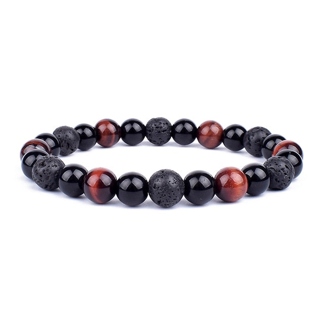 Triple Protection Natural Crystal Bracelet