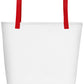 Create Your Own All-Over Print Large Tote Bag with Pocket-Choose From Three Handle Colours
