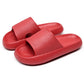 Vireous Block Colour Unisex Beach Thick Flexi Slippers