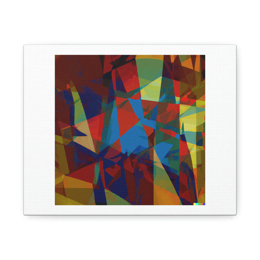 Favourite Abstract Artwork Of DALLE-E V Digital Art 'Designed by AI' on Satin Canvas