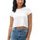 Create Your Own Design All-Over Print Crop Women's T-Shirt