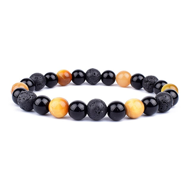 Triple Protection Natural Crystal Bracelet