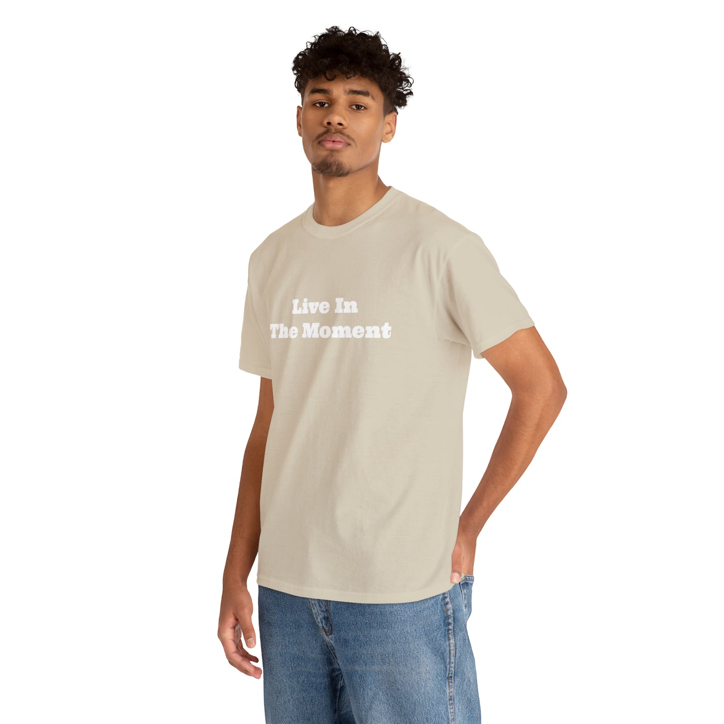 Live In The Moment Cotton T-Shirt