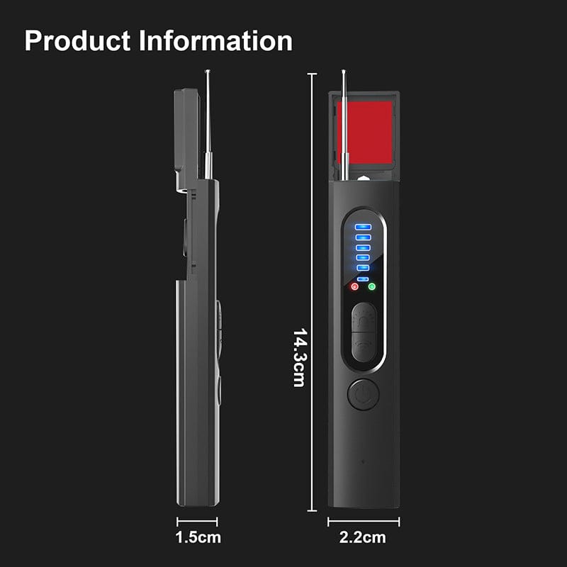 Privacy Pen Hidden Camera Detector Tracker for Hotels AirBnB