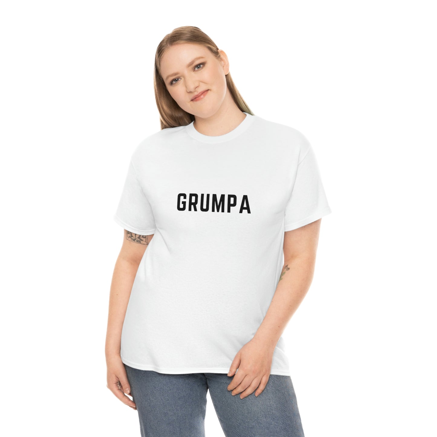 GRUMPA Heavy Cotton T-Shirt Grandfather Gift