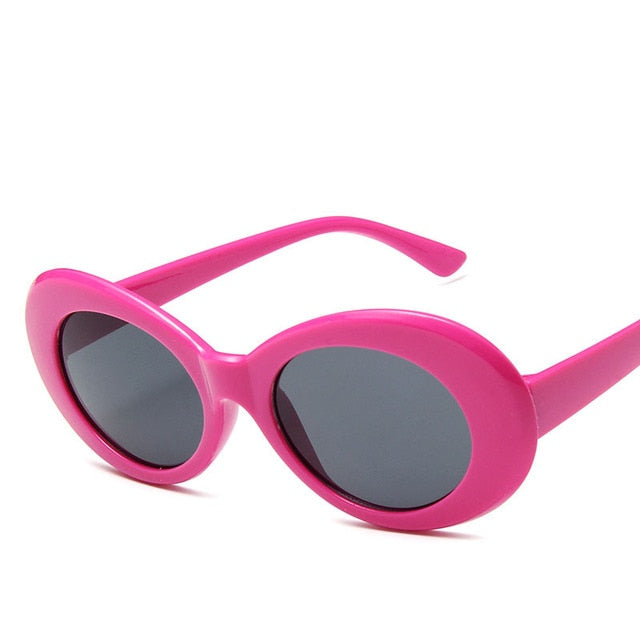 Kurt Cobain Retro Oval Festival Sunglasses