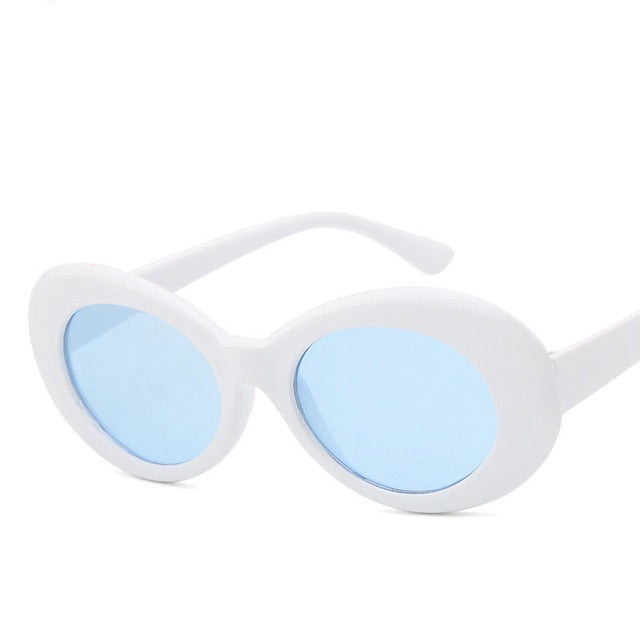 Kurt Cobain Retro Oval Festival Sunglasses