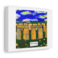How Would Van Gogh Have Painted Stonehenge Digital Art 'Designed by AI' on Satin Canvas