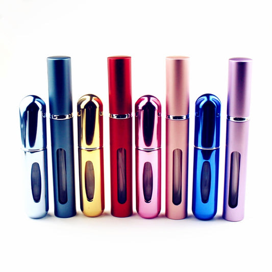 Mini Perfume Bottle Refillable Aluminum Atomizer Travel Size