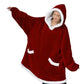 The Ultimate Indoor Outdoor Oversized Hoodie Blanket Fleece and Matching Socks