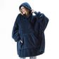 The Ultimate Indoor Outdoor Oversized Hoodie Blanket Fleece and Matching Socks