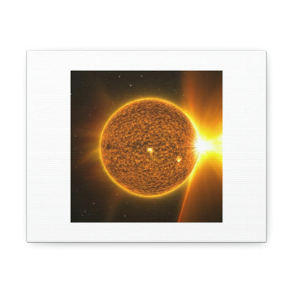 What Would Earth And Sun Look Like Beside Eachother Digital Art 'Designed by AI'