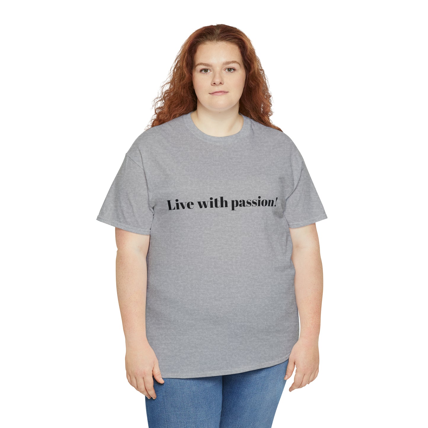 Live With Passion! Cotton T-Shirt