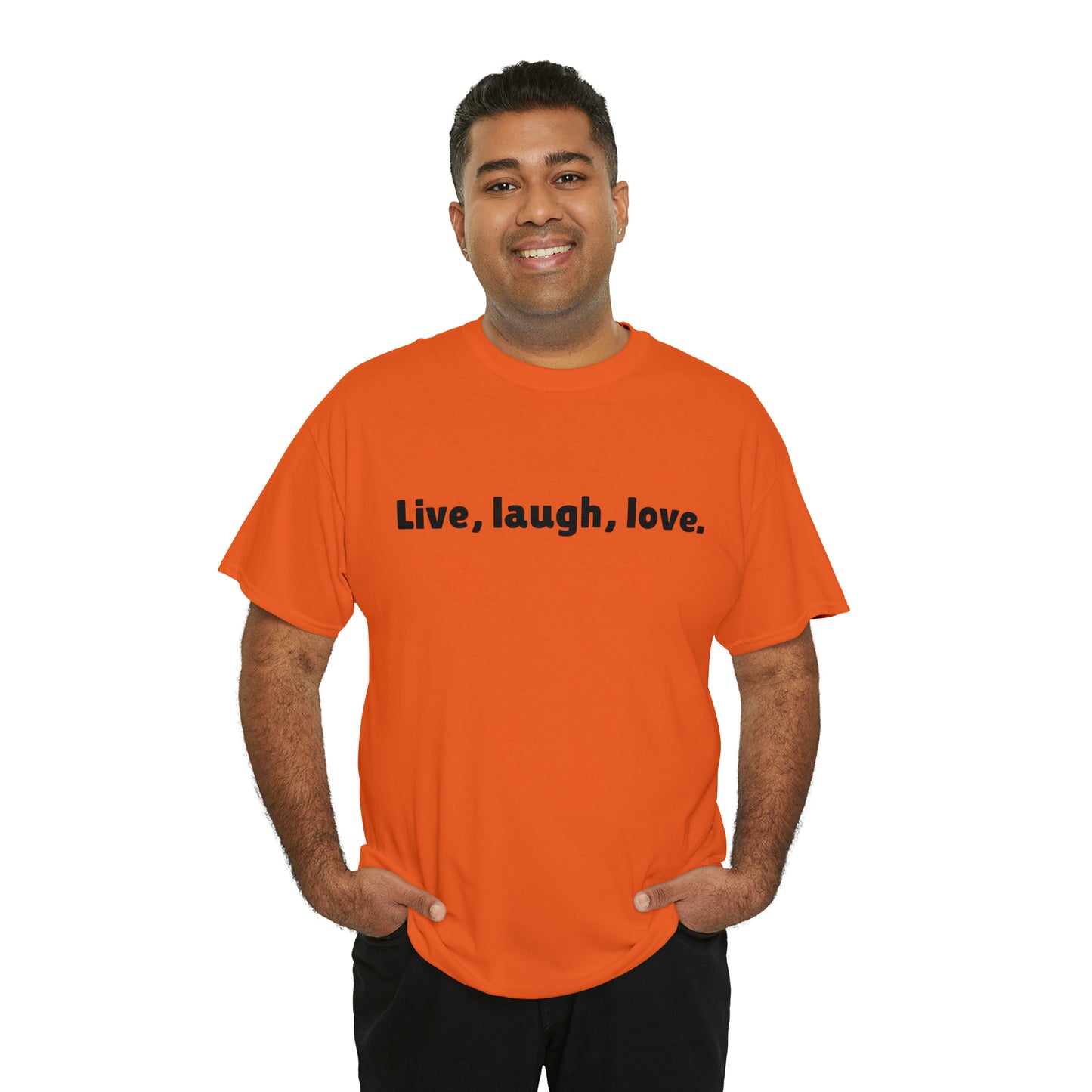 Live, Laugh, Love Cotton T-Shirt