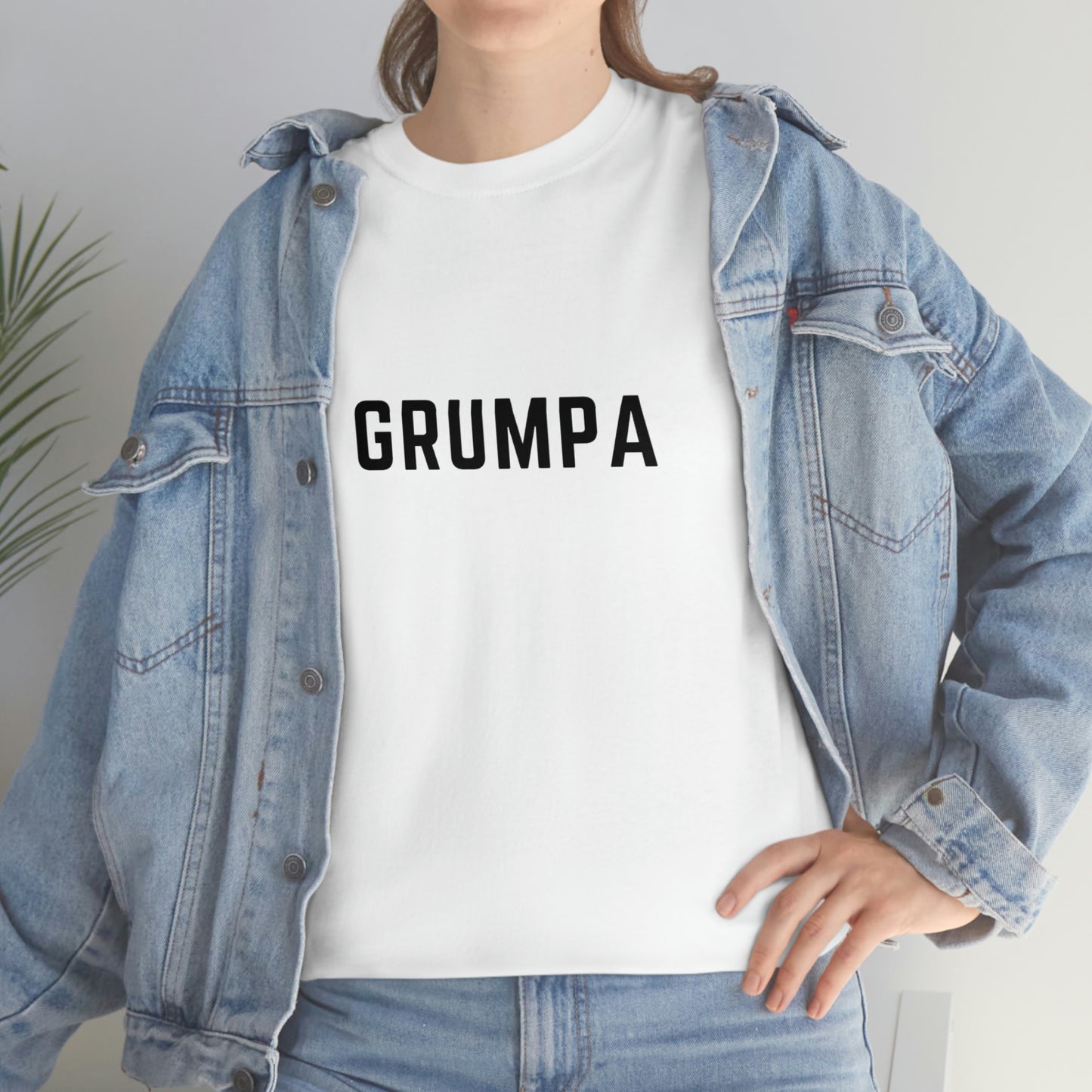 GRUMPA Heavy Cotton T-Shirt Grandfather Gift