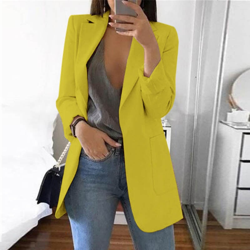 Casual Long Sleeve Women's Business Jacket