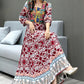 National-Style Dress, Thailand India Nepal Long Cool Hippy Travel Dress