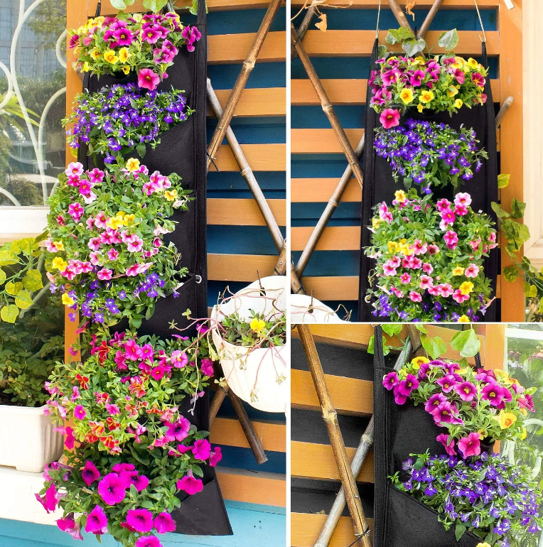 Indoor or Balcony Herb Garden Vertical Hanging Garden Planter