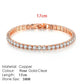 Tennis Chain Women's Bracelet, Multicolour Zirconia Inlaid