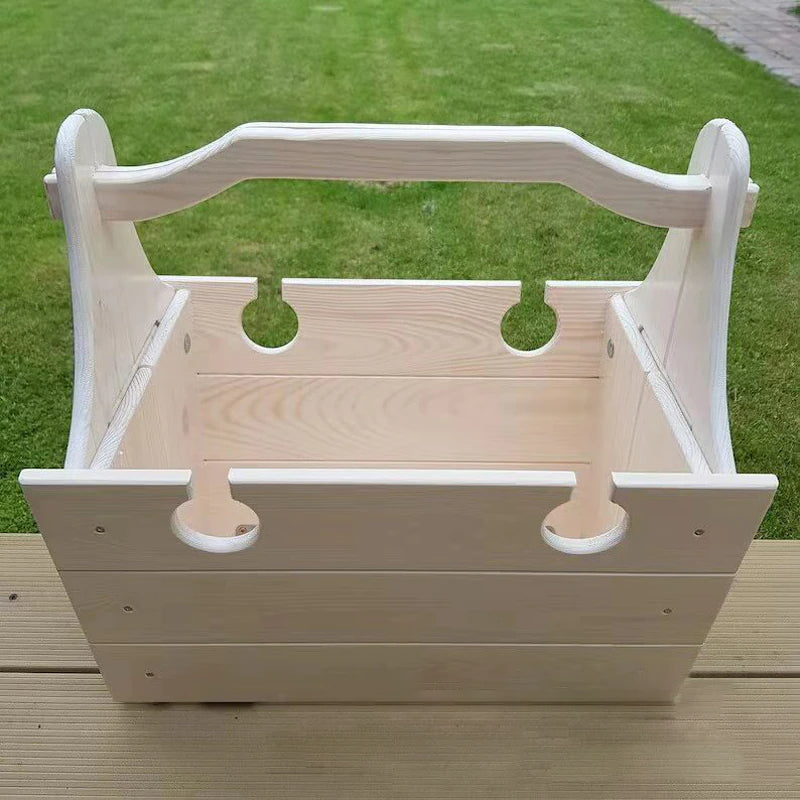 Folding Two-In-One Picnic Basket Table