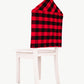 Two-Pack Christmas Plaid Chair Covers