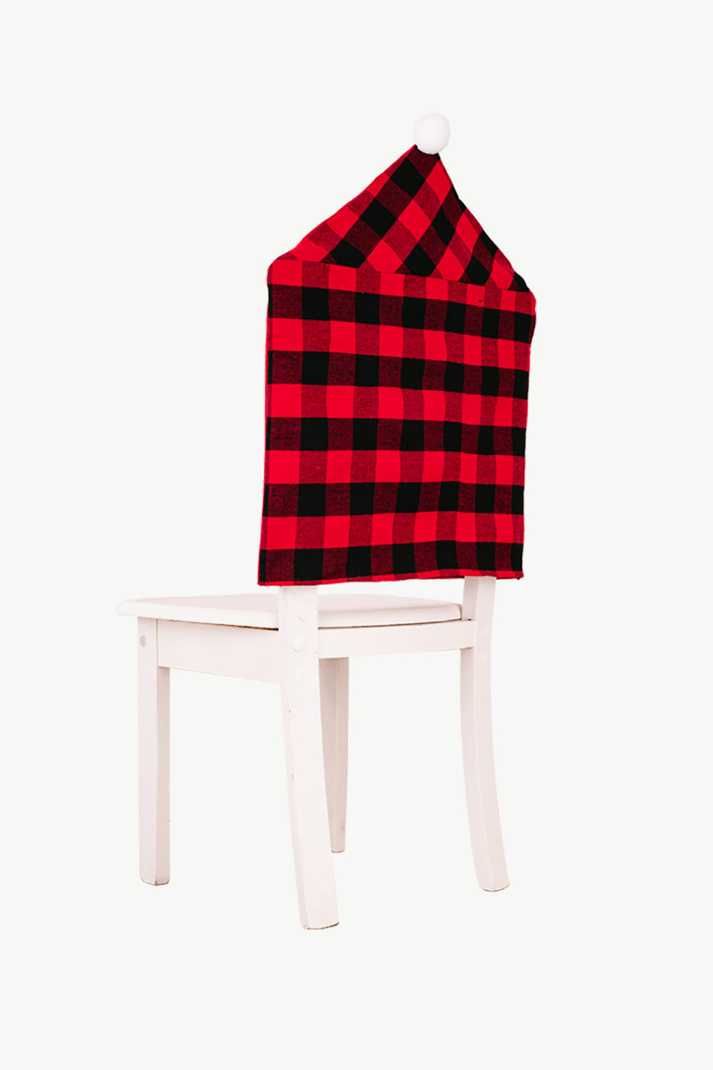 Two-Pack Christmas Plaid Chair Covers