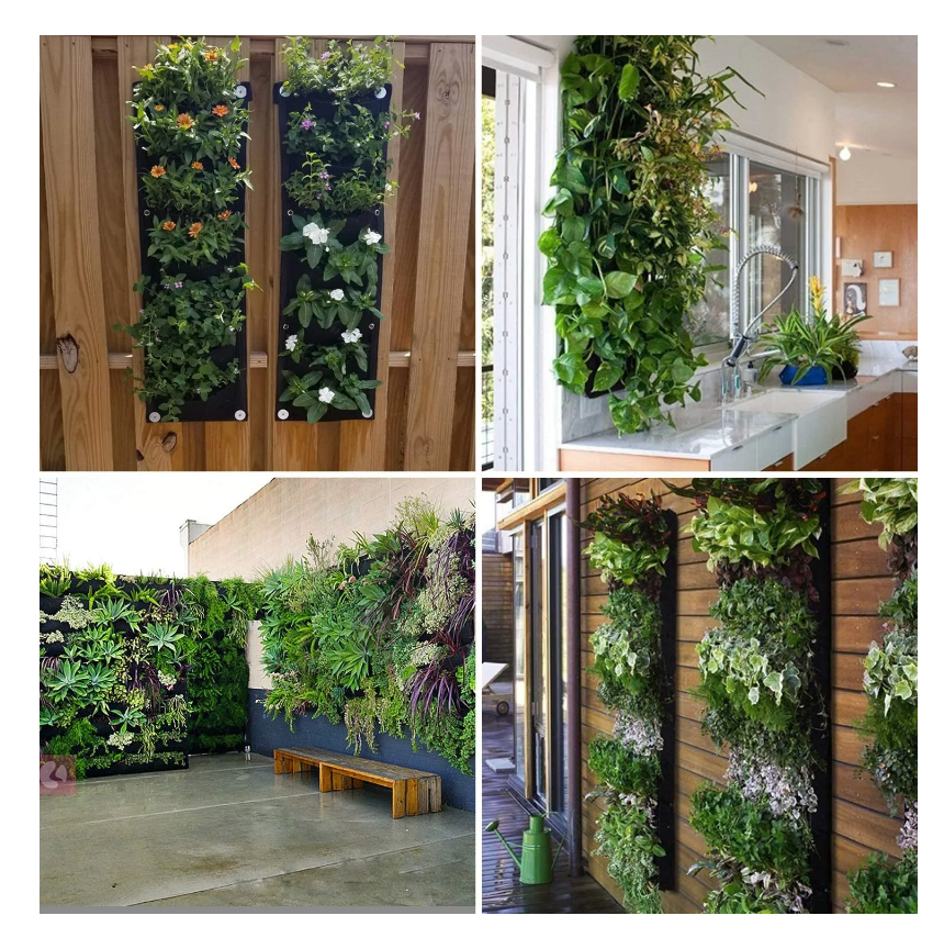 Indoor or Balcony Herb Garden Vertical Hanging Garden Planter