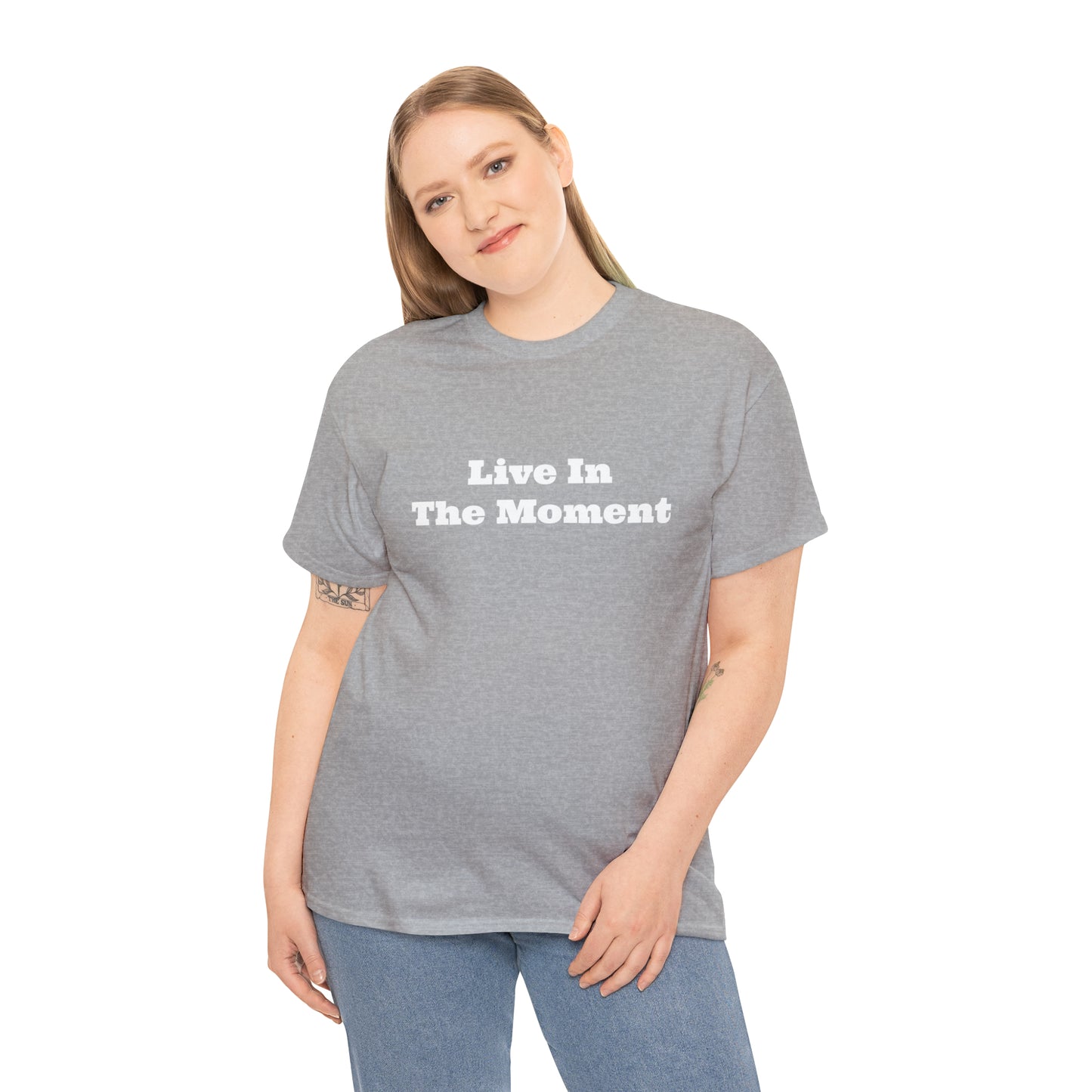 Live In The Moment Cotton T-Shirt