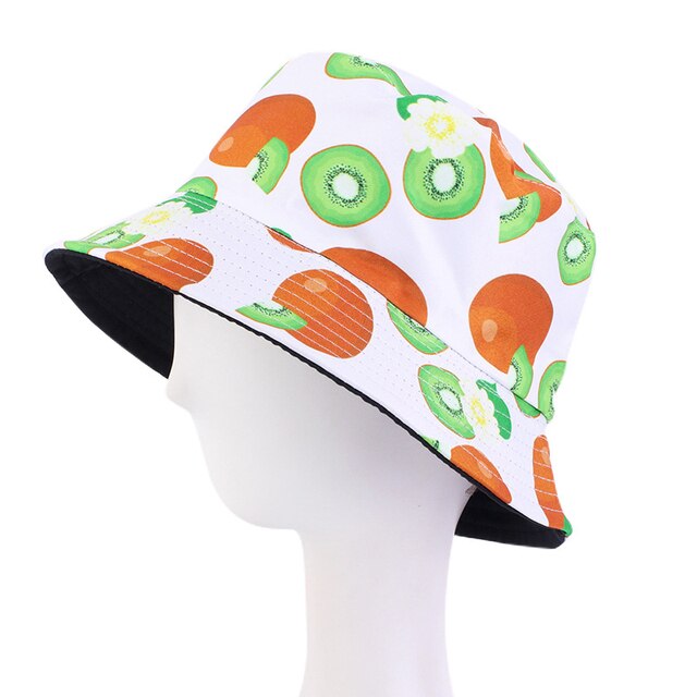 Double-sided Bucket Hat Multi Fruit Designs