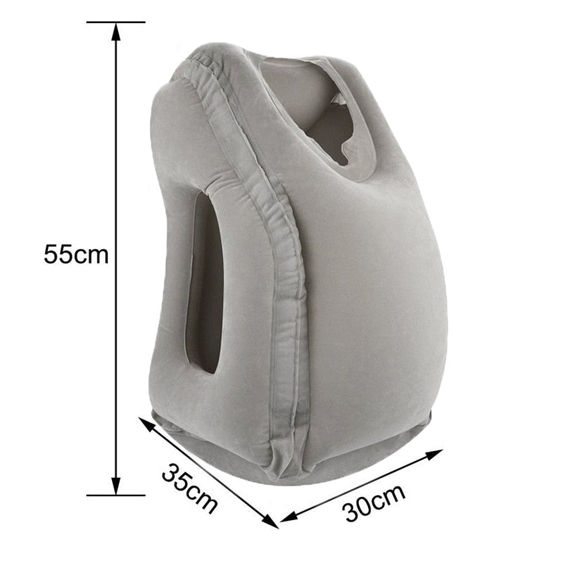 Anti-Static Inflatable Travel Pillow