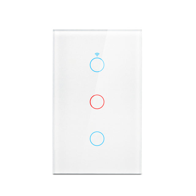 Tuya Smart Life Home House Virtual Assistant Wi-Fi Wireless Remote Wall Switch Voice Control Touch Sensor LED Light Switches Alexa Google Home 220V