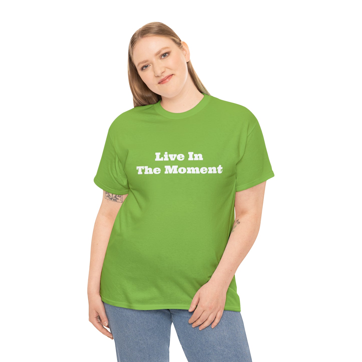 Live In The Moment Cotton T-Shirt