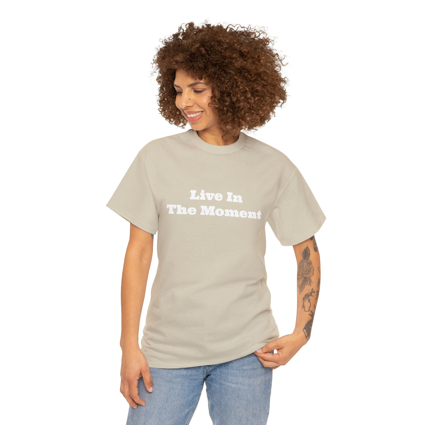 Live In The Moment Cotton T-Shirt