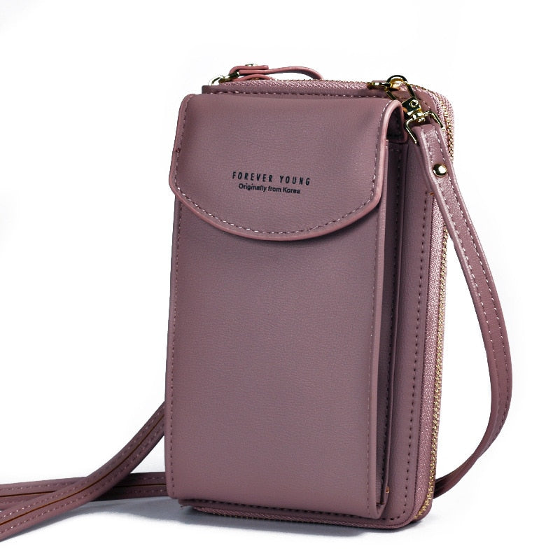 Forever Young Phone Wallet Crossbody Shoulder Bag