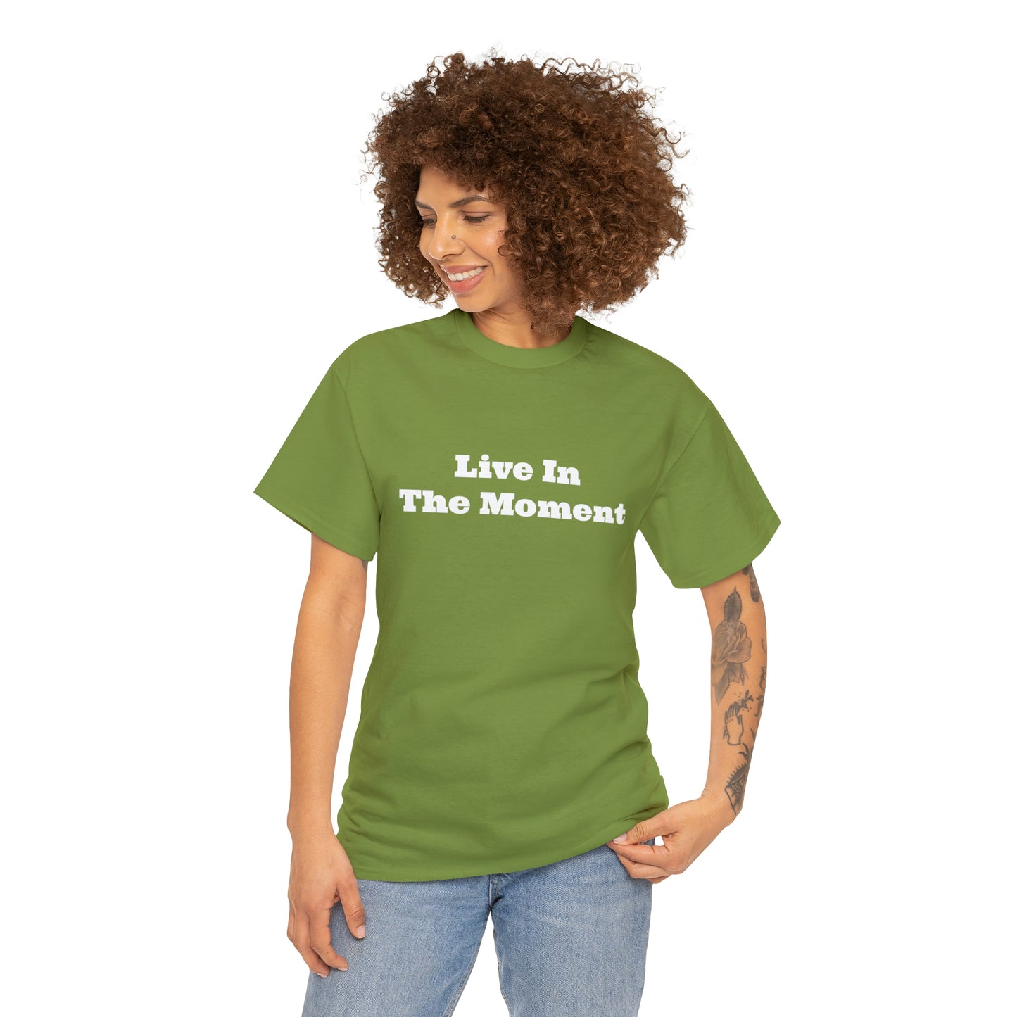 Live In The Moment Cotton T-Shirt