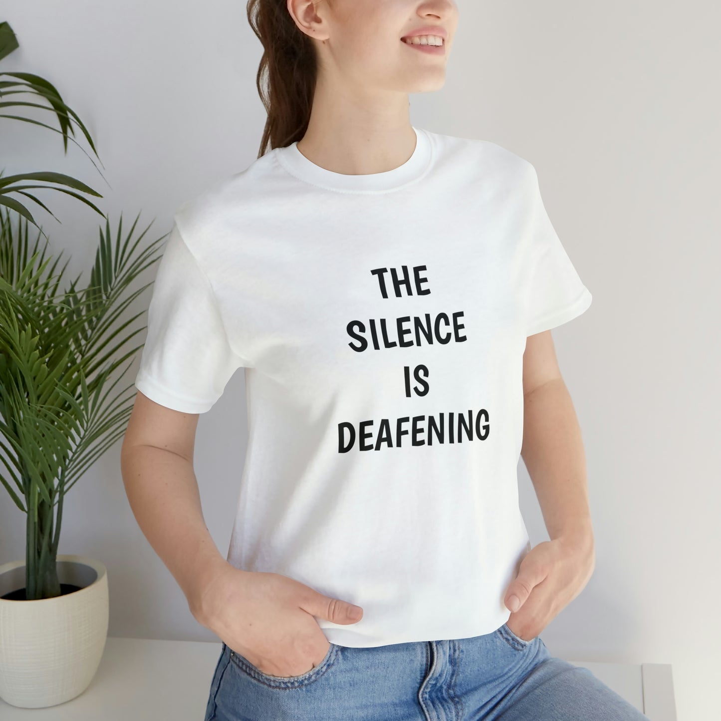 THE SILENCE IS DEAFENING! Conspiracy Theory T-Shirt