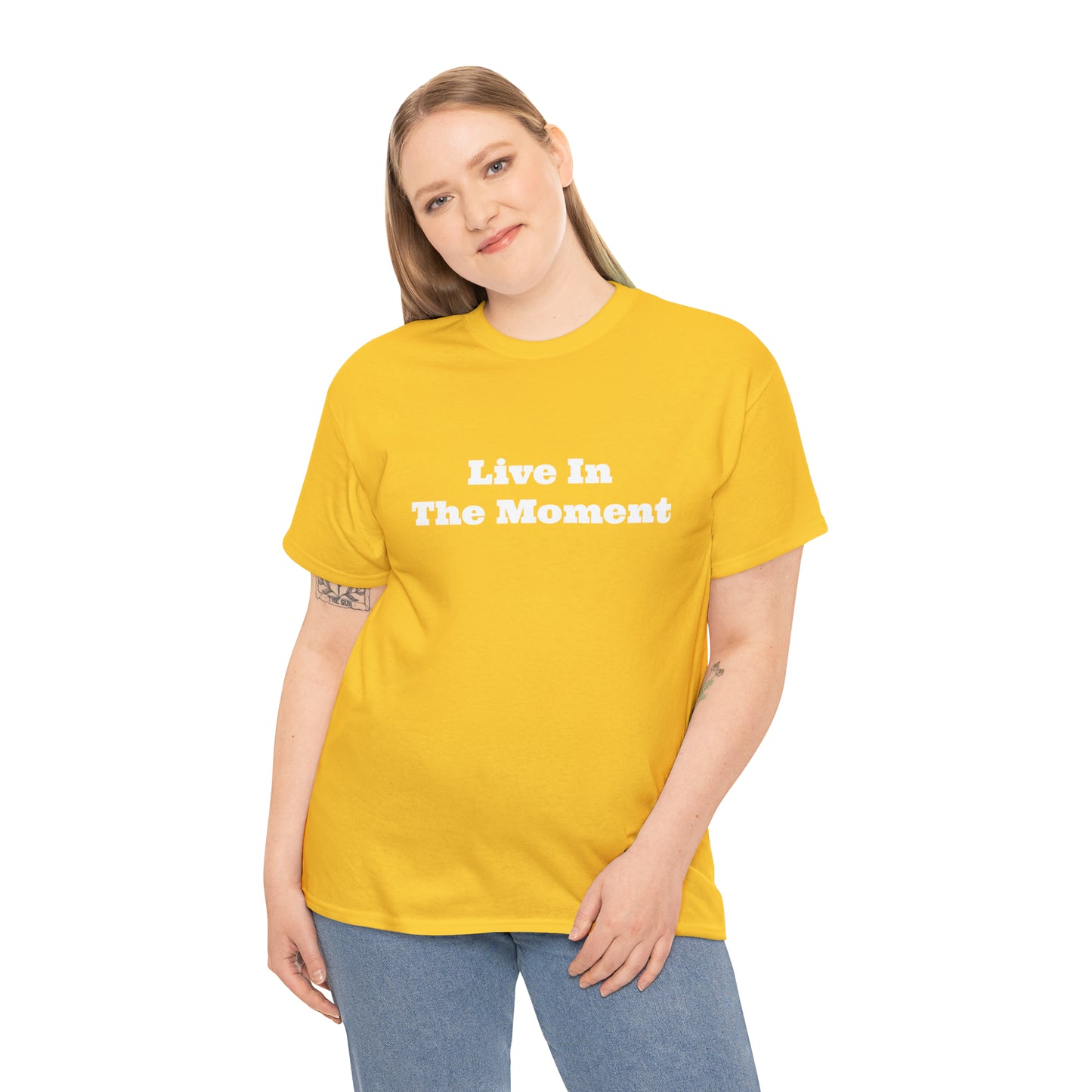 Live In The Moment Cotton T-Shirt