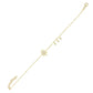 Lightining and Anise Star Diamond Gold Bracelets