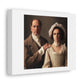 Reincarnation of Mr and Mrs Andrews by Thomas Gainsborough digital art 'Designed by AI' on Canvas