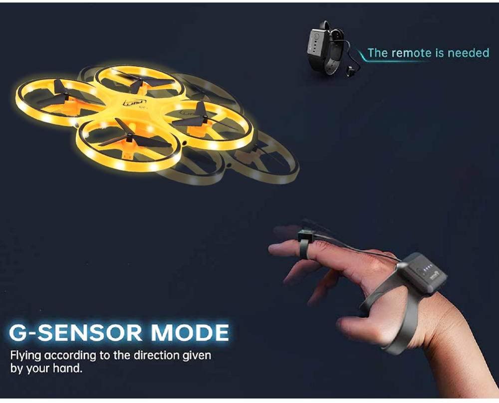 Gesture Sensing Quadcoper Drone