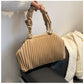 Vertical Textured Stripes Small Candy Colour Handbag