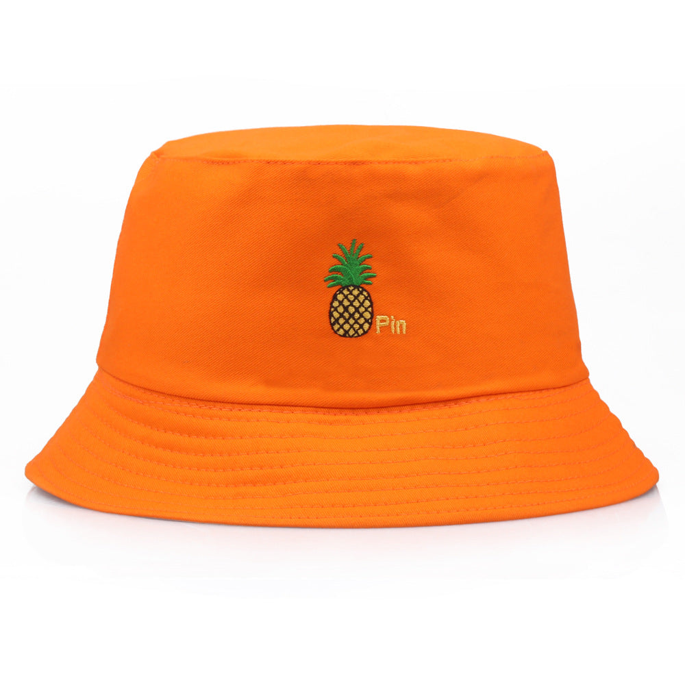 Double Sided Pineapple Unisex Fisherman Hat