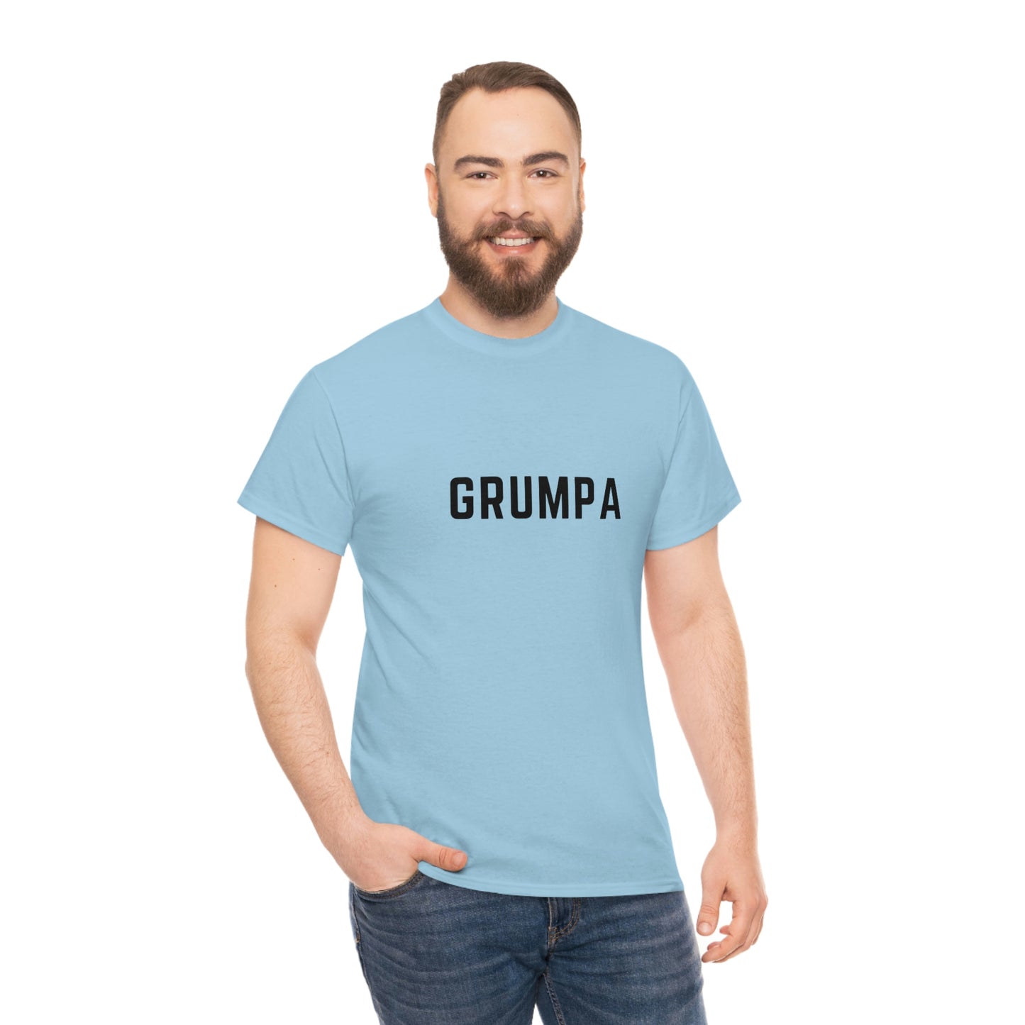 GRUMPA Heavy Cotton T-Shirt Grandfather Gift