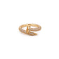 Zirconia Studded Classic Ring, Tension Fit