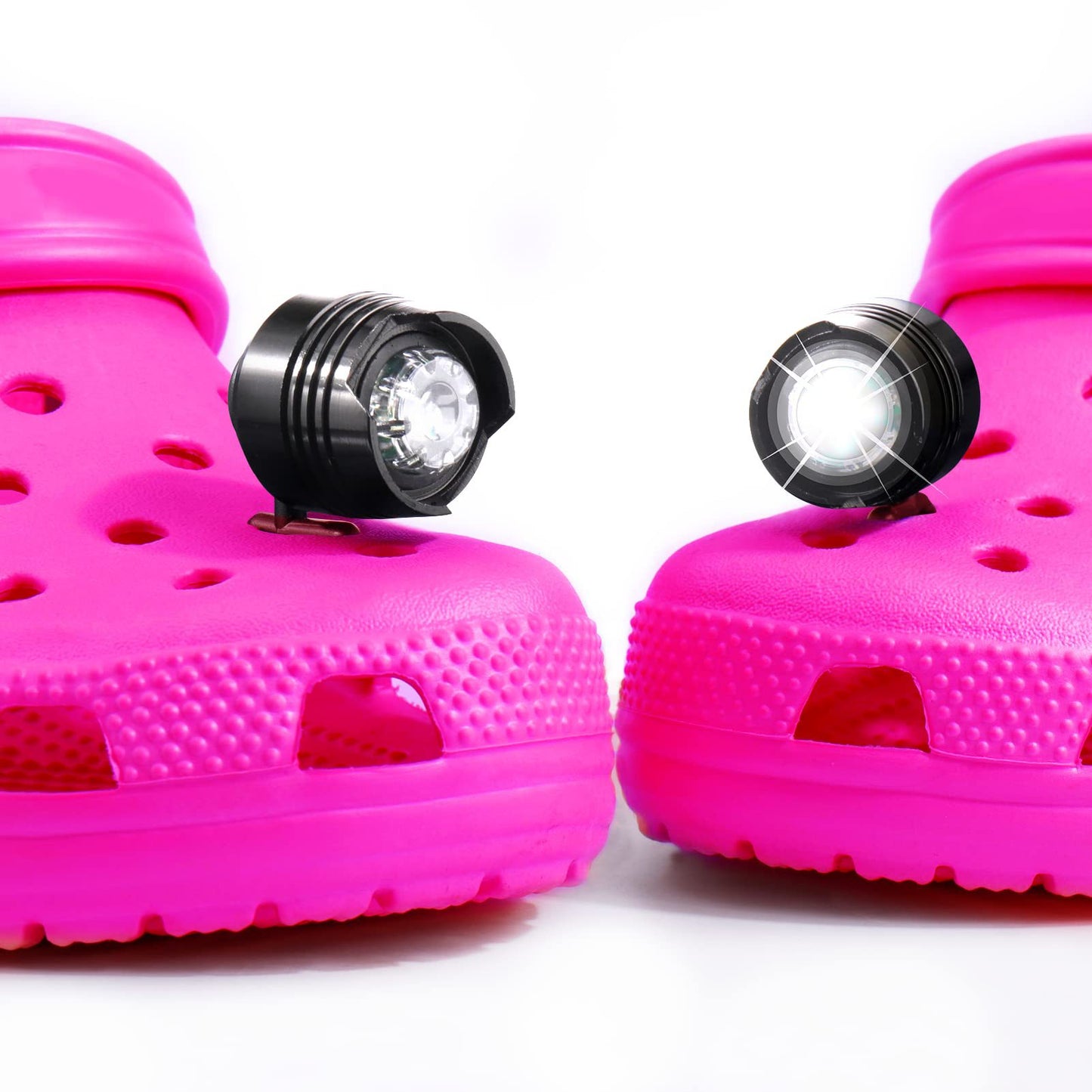 Headlights For Croc Shoes Charm Accessories See and Be Seen!