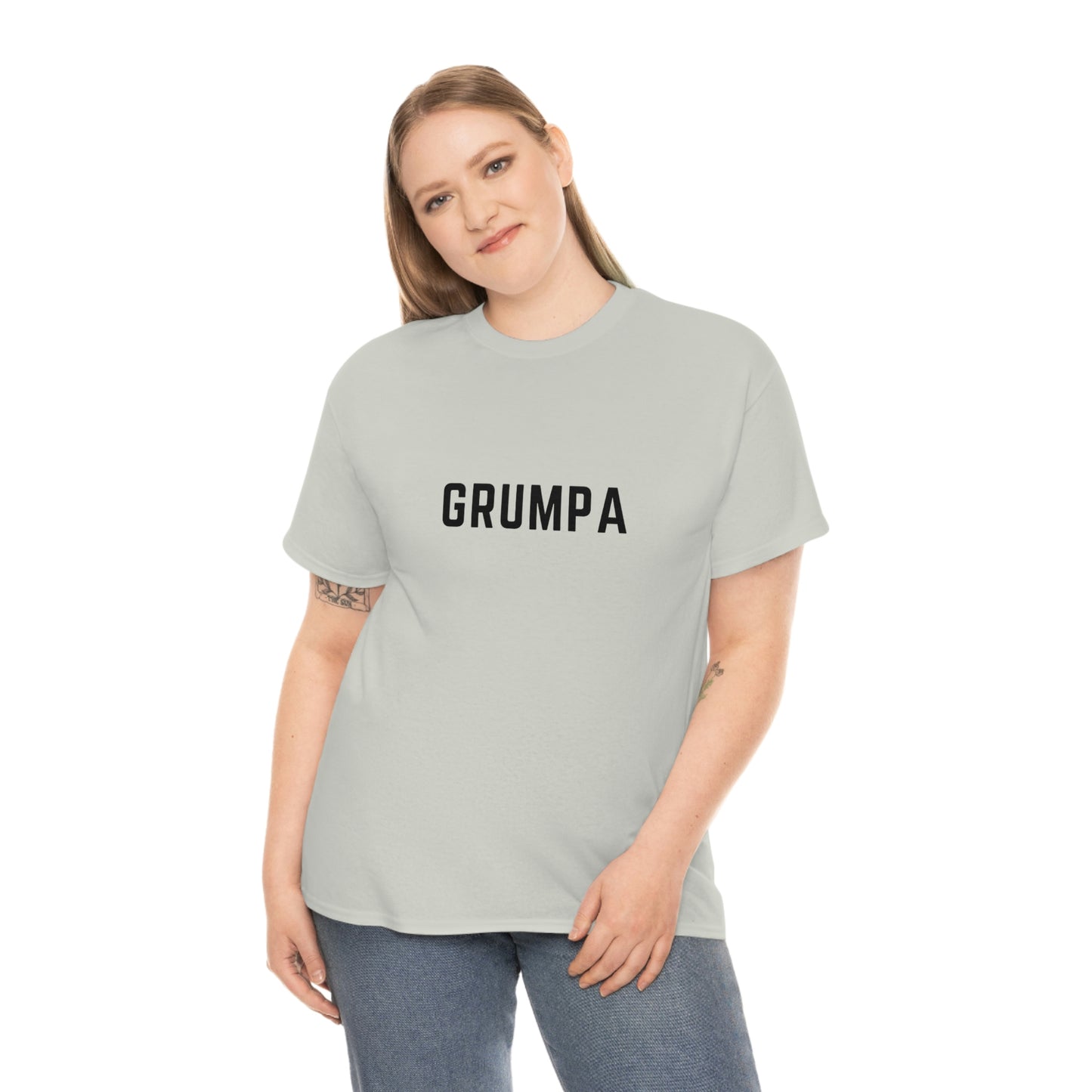 GRUMPA Heavy Cotton T-Shirt Grandfather Gift