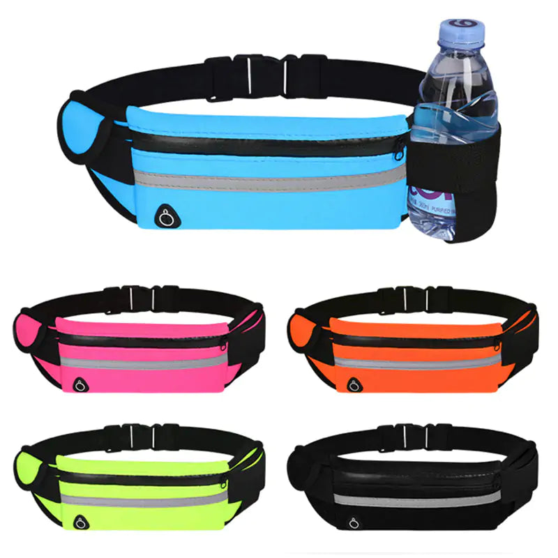 Sporty Waist Belt Bag, Multi Colours